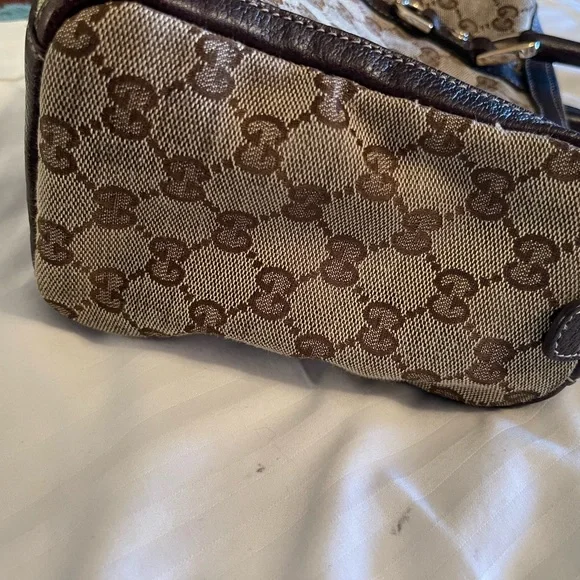 GUC Gucci Monogram Canvas Abbey Handbag - Picture 16 of 16